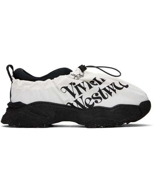 Vivienne Westwood Black & White Romper Bag Sneakers for men