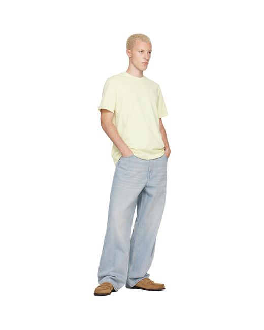 A.P.C. Natural Off- Standard 'Rue Madame' T-Shirt for men