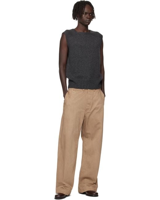 TAIGA TAKAHASHI Lot. 528 A.R.C Sweater Vest in Black for Men | Lyst