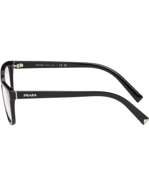 Prada Black Square Glasses