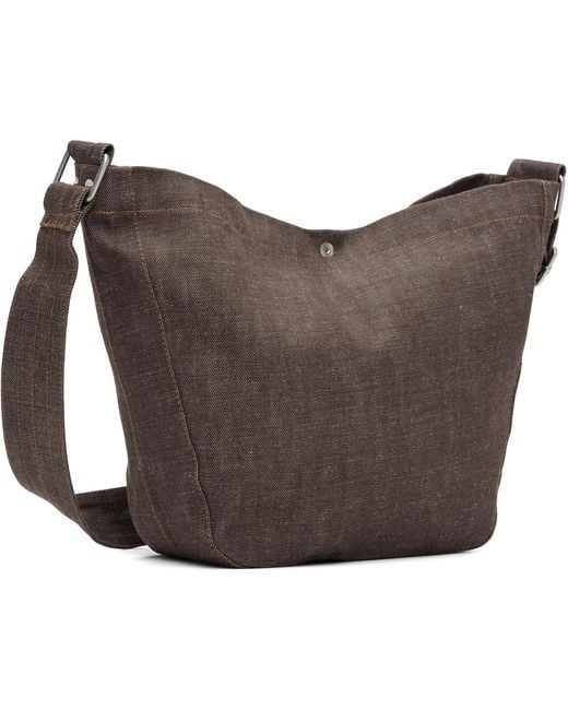 A.P.C. Black Journal Small Satchel for men