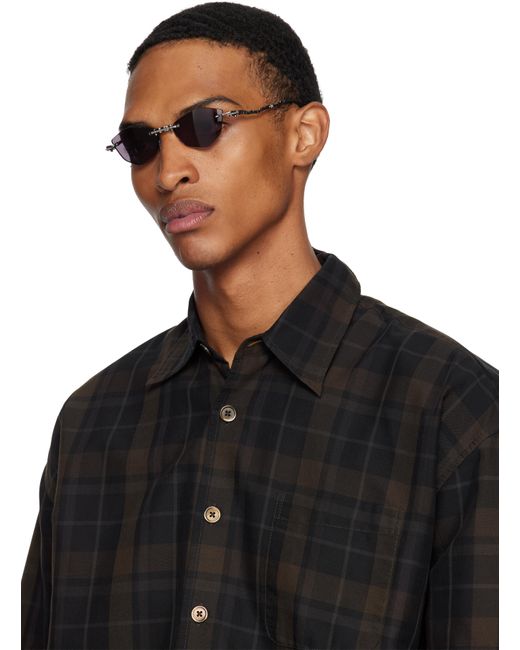 Kuboraum Black Gunmetal H48 Sunglasses for men