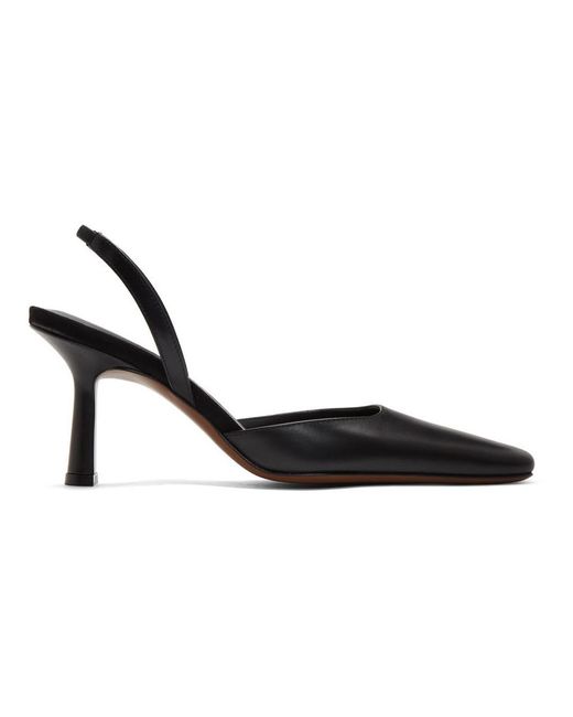 Neous Black Dracu Grosgrain Slingback Pumps