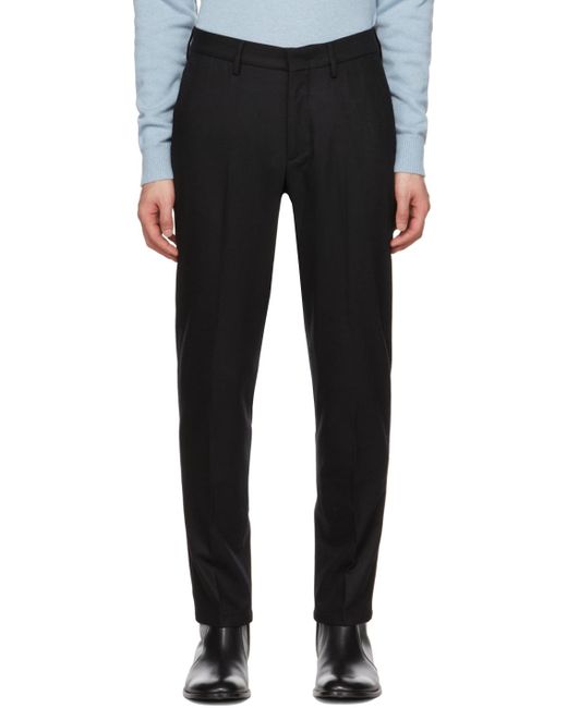Dunhill Black Wool Trousers for men