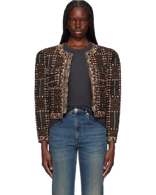 Isabel Marant ブラック Christy ジャケット Black