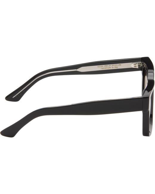 Cutler & Gross Black 1386 Square Sunglasses for men