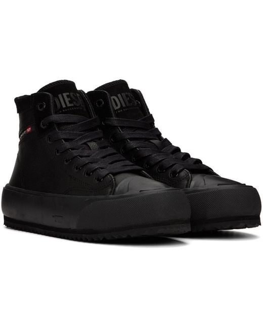 DIESEL Black S-principia Mid X Sneakers for men