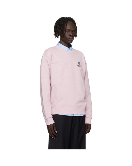 Pull Molletonné À Logos Brodés KENZO pour homme en coloris Black
