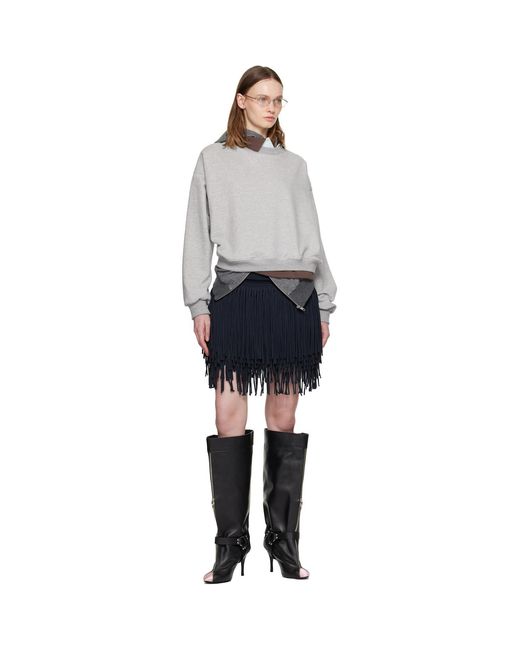 August Barron Black Unzipped Tall Boots