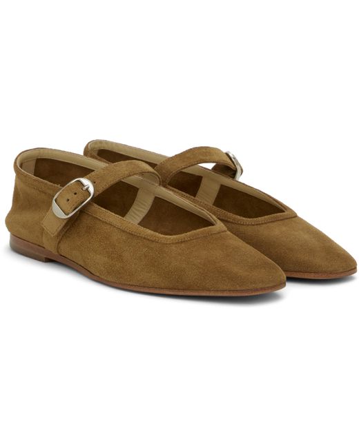 Le Monde Beryl Mary Jane Ballerina Flats in Black | Lyst