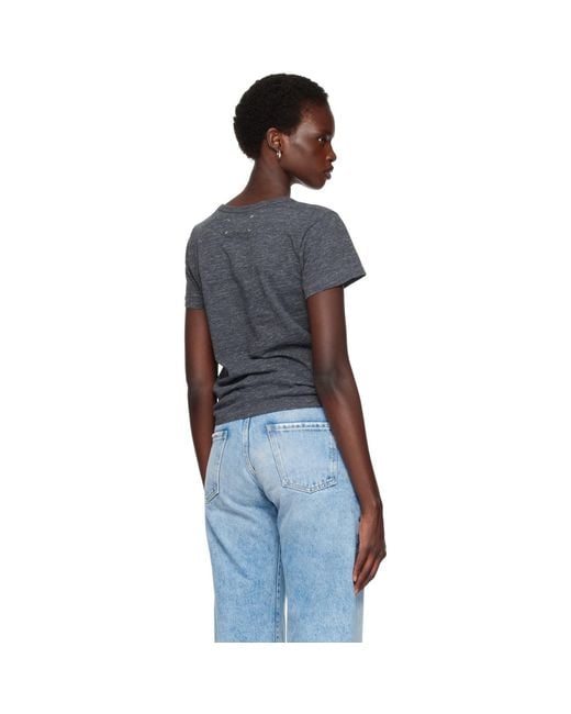 Maison Margiela Blue Bird Fitted T-Shirt