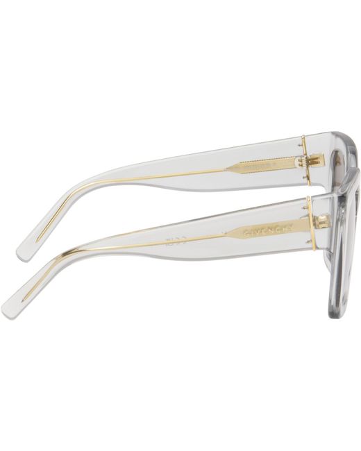 Givenchy Gray Transparent Bold' Sunglasses