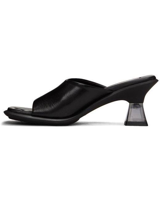 Miista Black Synthia Heeled Sandals
