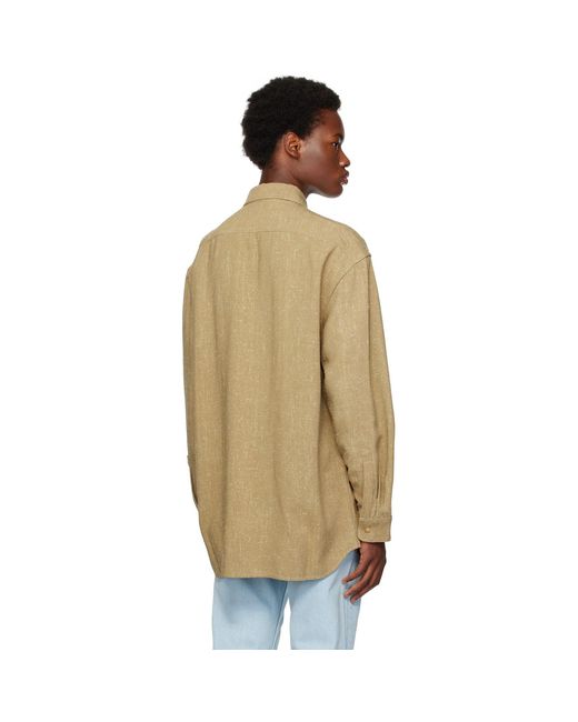 Nanushka Multicolor Khaki Damir Shirt for men