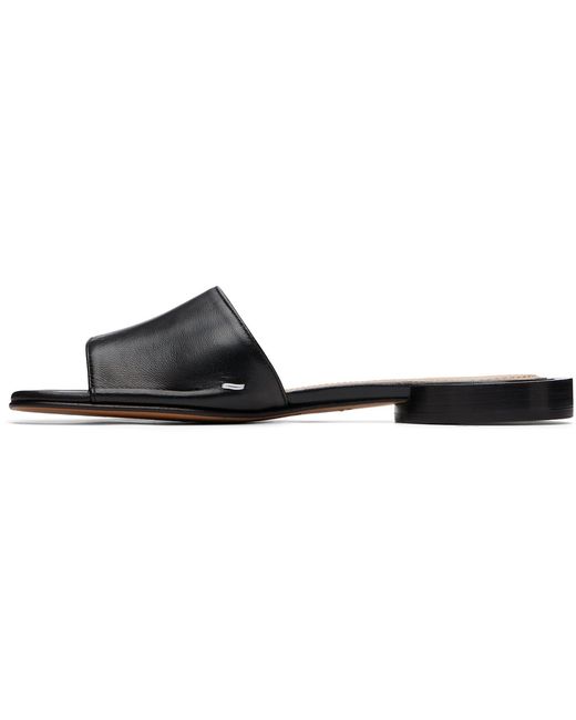 Maison Margiela Black Tabi Flat Mule Sandals