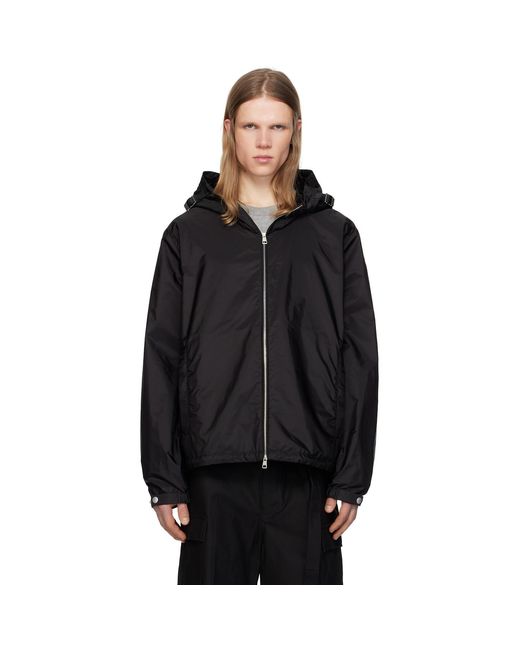 Moncler Black Remoray Hooded Jacket for men