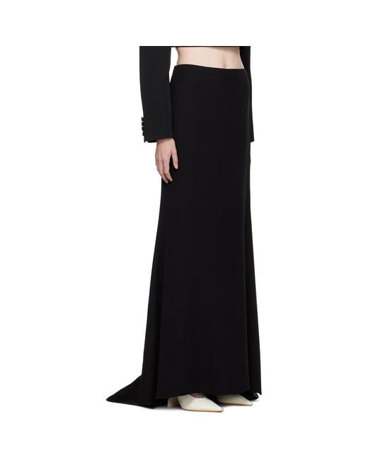 Valentino Black Couture Maxi Skirt