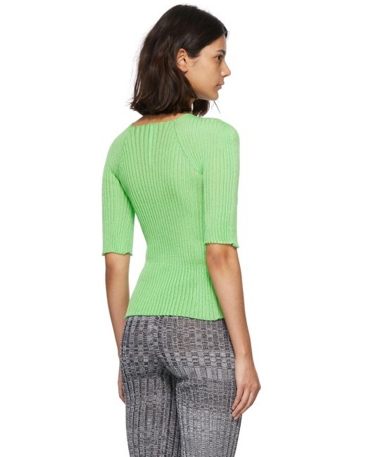 a. roege hove Green Ssense Exclusive Nylon Cardigan