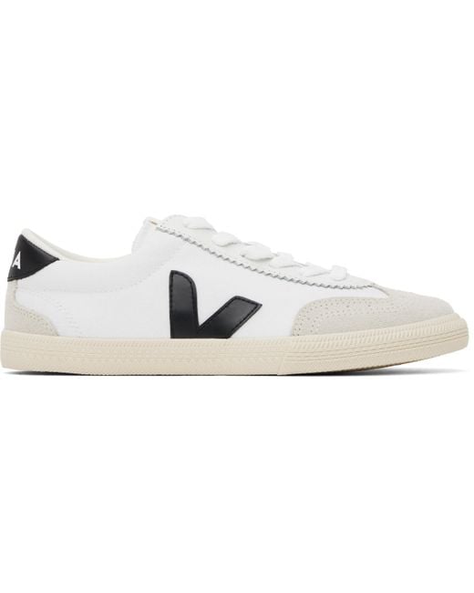 Baskets Volley Blanc Et Noir En Canevas Veja pour homme en coloris Black