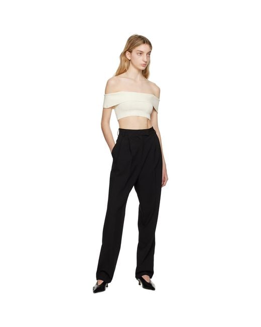 Anna Quan Black Off- Tessa Tank Top