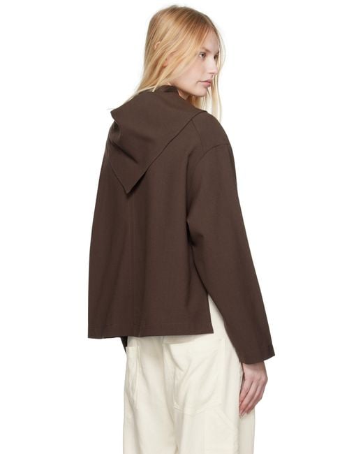 Studio Nicholson Brown Bute Blouse