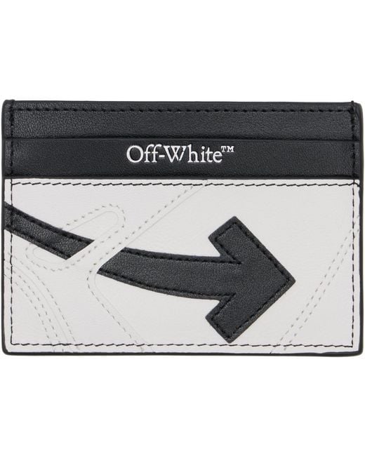 Off-White c/o Virgil Abloh Metallic Off- 'ooo Sneaker' Card Holder for men