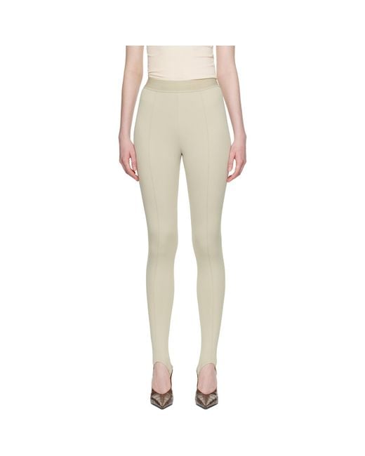 Wardrobe NYC Natural Opaque Stirrup Leggings