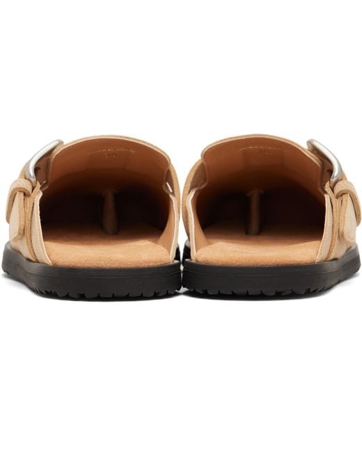 Maison Margiela Brown Tabi Daily Mule Loafers