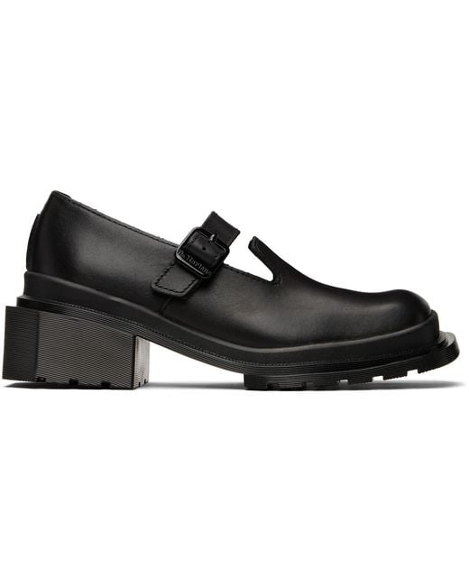 Dr. Martens Black Maybole Square Toe Mary Jane Heels
