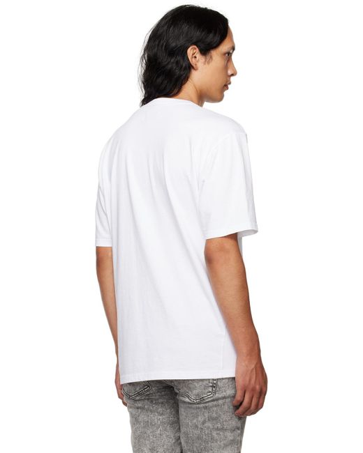 RTA White Pablo T-shirt for men