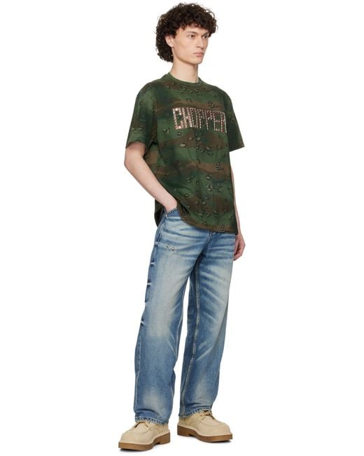 ★Thug Club★ カーキ Camoflage 'Chopper' Tシャツ Thug Club】カーキ Camoflage 'Chopper' Tシャツ