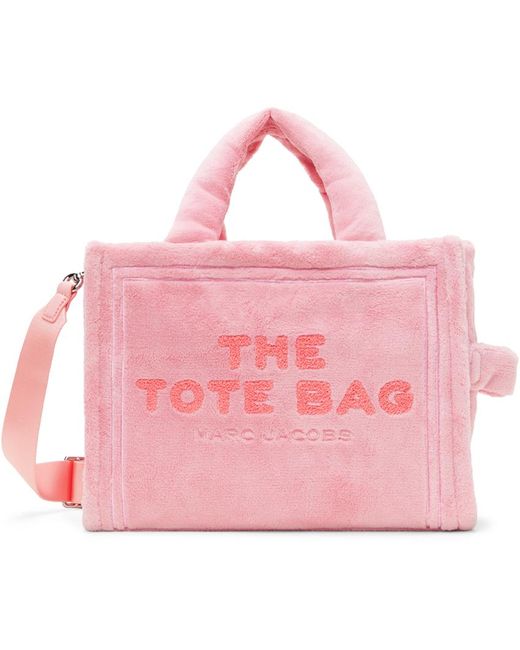 Moyen cabas 'the tote bag' rose en tissu éponge Marc Jacobs en coloris Pink