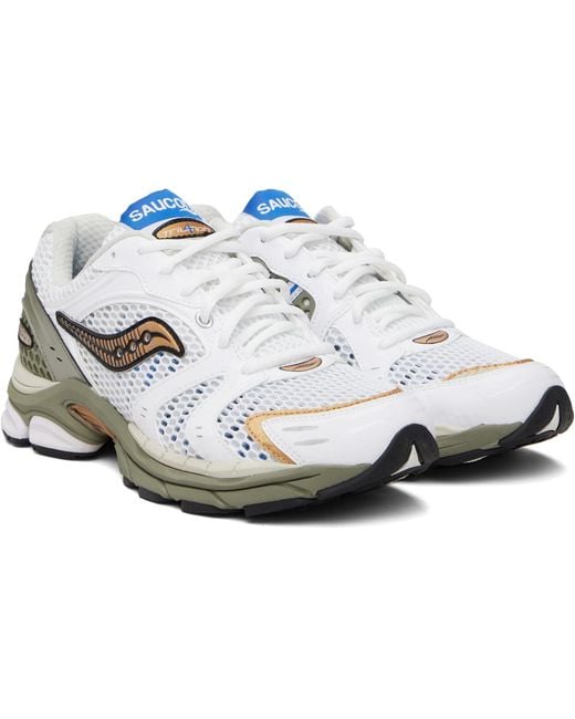 Saucony Black Khaki Progrid Triumph 4 Sneakers for men