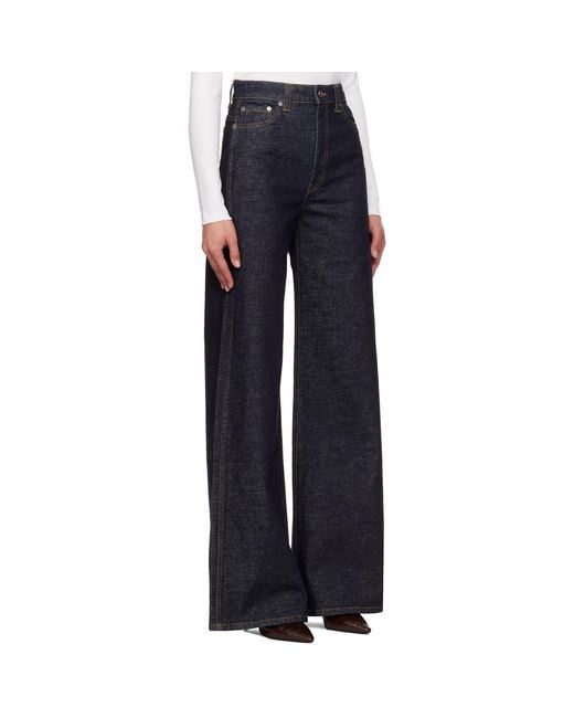 Khaite Blue Dane Stretch Jeans