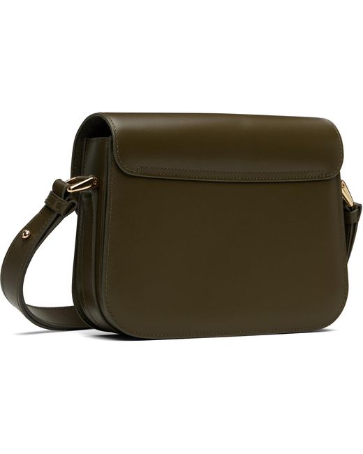 A.P.C. Green Khaki Grace Small Bag