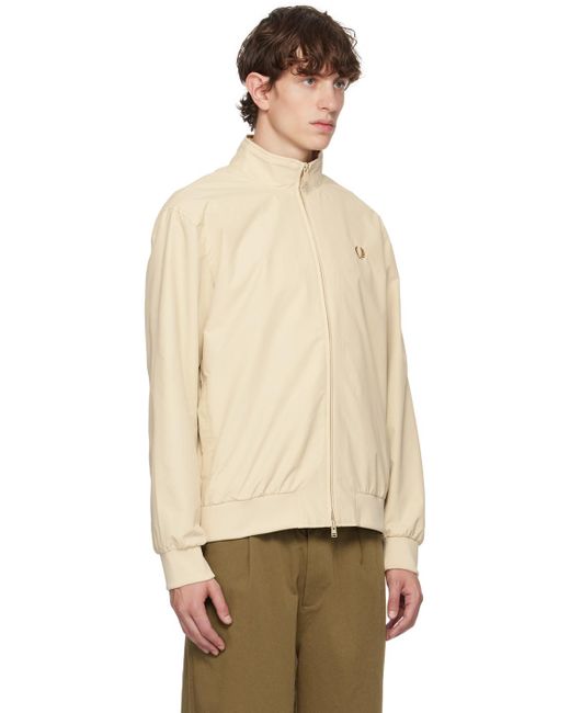 Fred perry beige jacket deals