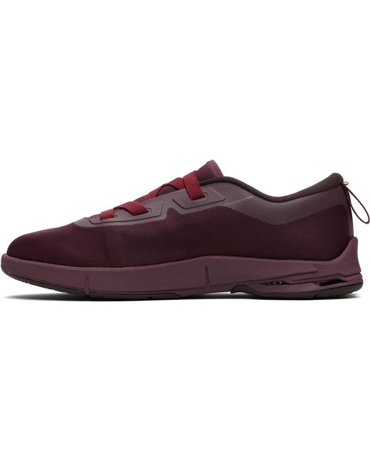On Shoes Black Burgundy Cloudnova Mo Sneakers