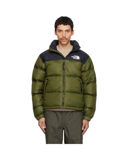 The North Face Green Khaki 1996 Retro Nuptse Down Jacket for men