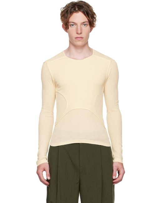 Dion Lee Multicolor Ssense Exclusive Off-white Long Sleeve T-shirt for men
