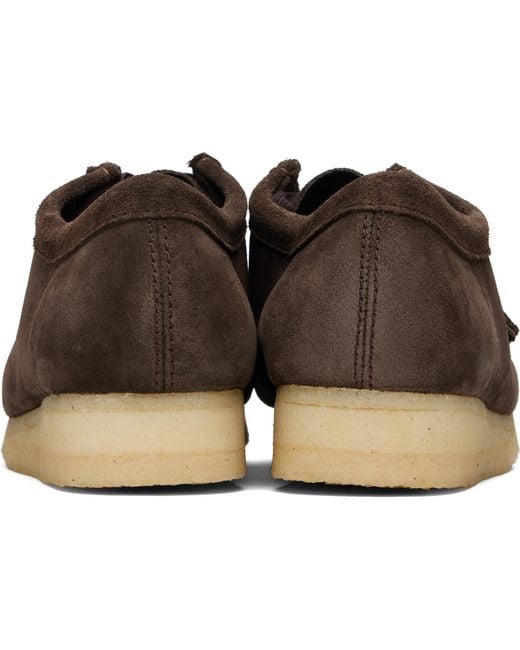 Clarks Black Wallabee Derbys for men
