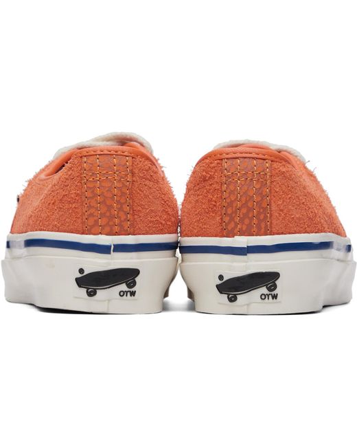 Vans Red Otw Authentic 44 Siped Vibram Sneakers