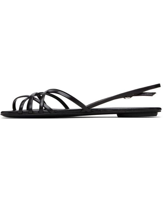 Proenza Schouler Black Uma Slingback Sandals