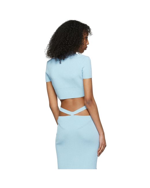 Anna October Multicolor Blue Sicily Polo