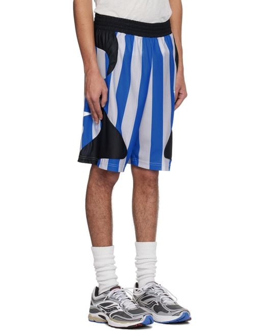 Perks And Mini Blue Mondschein Mesh Shorts for men