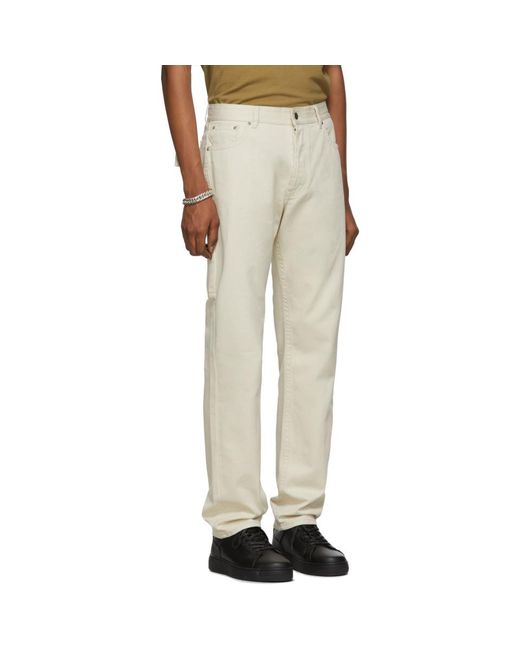Bottega Veneta Off-white Workwear Jeans 