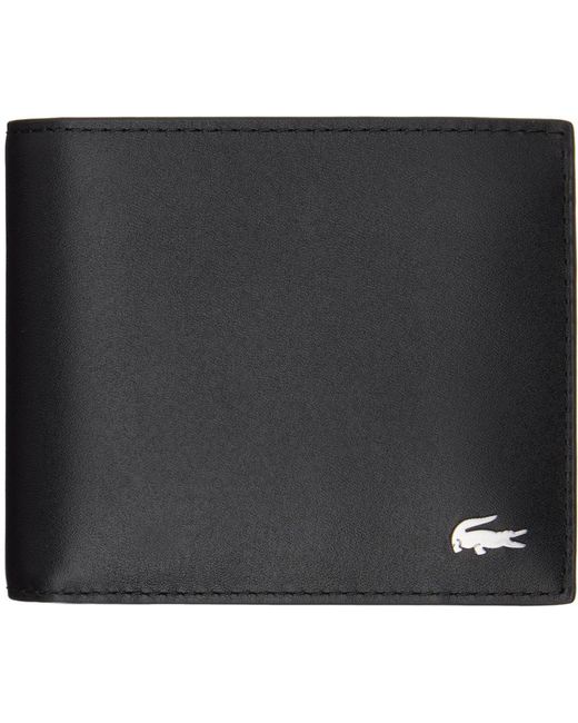 Lacoste Black Fitzgerald Leather Wallet for men