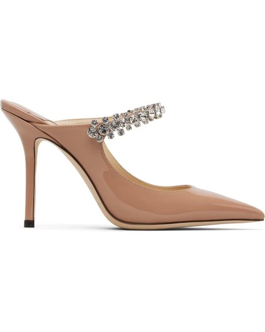 Jimmy Choo White Bing 100 Heels