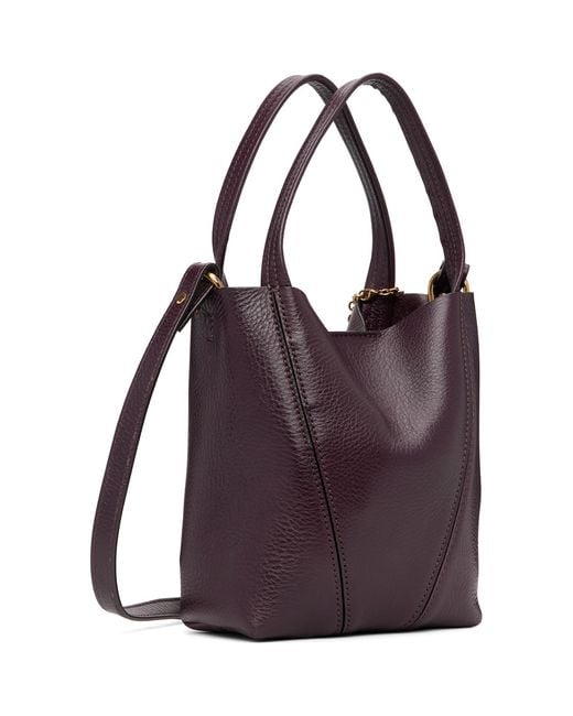 Chloé Purple Small Spin Tote