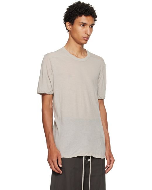 Rick Owens Black Off- Concordians Level T-Shirt for men