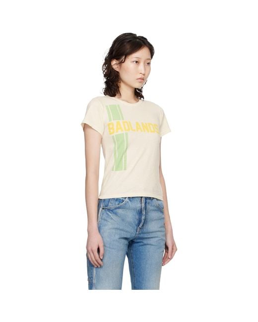 Maison Margiela Blue Off- 'Badlands' T-Shirt